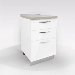 BASE CASSETTIERA DA 45 2 CASSETTI 1 CESTELLO CON CHIUSURA AMMORTIZZATA