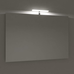 SPECCHIO DA BAGNO REVERSIBILE MODELLO VALENZIA CON LAMPADA LED DA 30 cm INCLUSA 100 X 70