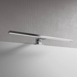 APPLIQUE LUCE LED DA CM 45 IN ALLUMNIO CROMATO