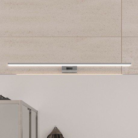 APPLIQUE LUCE LED DA CM 75  IN ALLUMINIO CROMATO