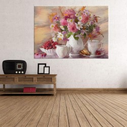 QUADRO SU TELA CANVAS INTELAIATO PRONTO DA APPENDERE