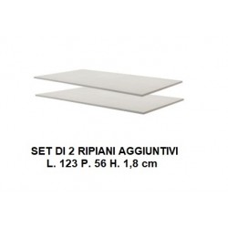 SET 2 RIPIANI AGGIUNTIVI PER INTERNI  ARMADI 2 ANTE SCORREVOLI  L. 250