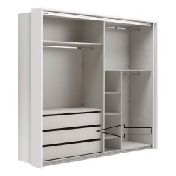 Cassettiera da interno per armadio 300/315 cm