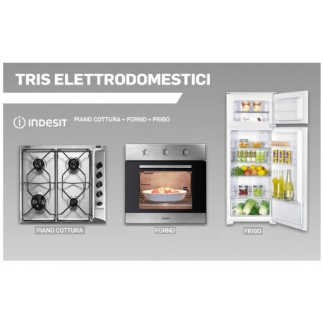 TRIS ELETTRODOMESTICI INDESIT  INCASSO  FRIGO / FORNO / PIANO COTTURA