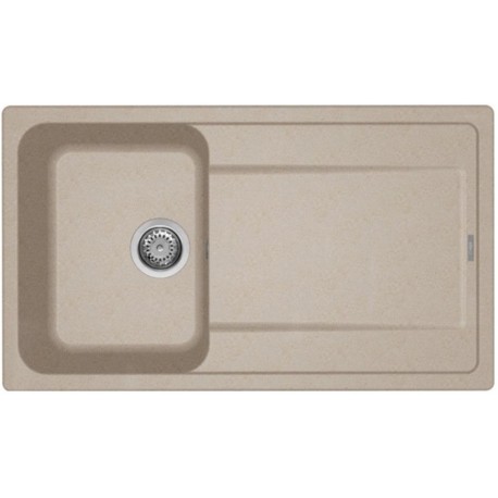 LAVELLO INCASSO ELLECI GRANITEK 86X50  1 VASCA CON GOCCIOLATOIO REVERSIBILE FINITURA AVENA OPACO