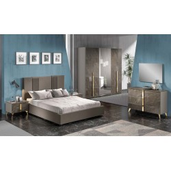 CAMERA MATRIMONIALE MODELLO VIKY CON LETTO CONTENITORE