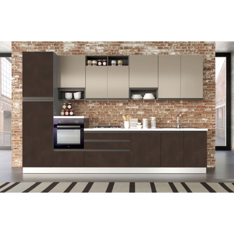 CUCINA COMPONIBILE MODELLO NEW PATCH CON LAVASTOVIGLIE