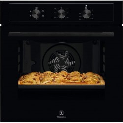 FORNO INCASSO ELETTROLUX SERIE 300 ESTETICA NERO MULTIFUNZIONE 68L COTTURA UNIFORME - PULIZIA AQUACLEAN CLASSE A