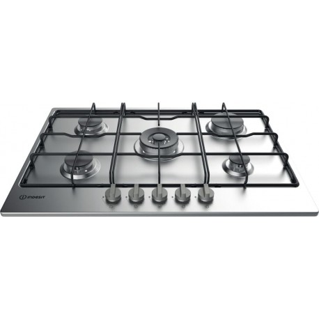 PIANO DI COTTURA INDESIT  INCASSO 5 FUOCHI A GAS  INOX