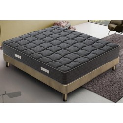 MATERASSO SINGOLO  100 X 190 MODELLO SUNBLACK  ORTOPEDICO  CON 2 CM DI MEMORY FOAM ALTO 20 CM. CON 11 ZONE DIFFERENZIATE