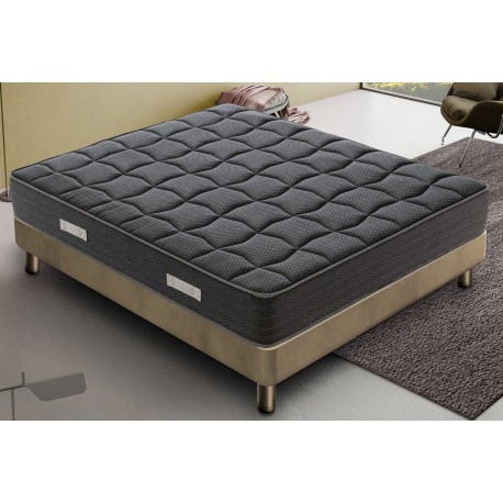 MATERASSO 1PIAZZA E MEZZA 140 X 200 MODELLO SUNBLACK ORTOPEDICO  CON 2 CM DI MEMORY FOAM ALTO 20 CM. CON 11 ZONE DIFFERENZIAT