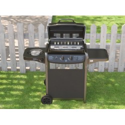 BARBECUE GRILL MODELLO  BIBBITEK  A GAS CON  TERMOMETRO 1 FORNELLO LATERALE