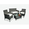 SET RELAX DA GIARDINO IN RATTAN SINTETICO MODELLO ANDRIANA