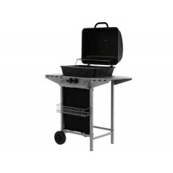 BARBECUE ROYAL GAS CON COPERCHIO-ALIMENTATO A GAS CON ACCENSIONE PIEZOELETTRICA GRIGLIE IN ACCIAIO