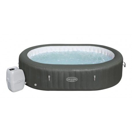 BESTWAY VASCA IDROMASSAGGIO GONFIABILE MODELLO MAURITIUS OVALE AIRJET 5 - 7 PERSONE CON APP
