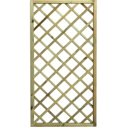 PANNELLO GRIGLIATO RETTANGOLARE IN LEGNO DI PINO MASSELLO IMPREGNATO E TRATTATO IN AUTOCLAVE USO INTERNO ED ESTERNO 90 X 180 CM