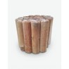 RECINTO PER AIUOLE A LISTELLI VERTICALI IN LEGNO MASSELLO IMPREGNATO E TRATTATO IN AUTOCLAVE USO  ESTERNO L.180 H. 20 P. 5 CM