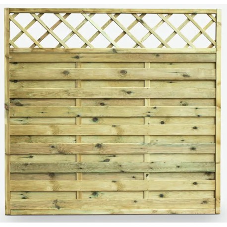 PARETE FRANGIVENTO E SALVA VISTA IN LEGNO DI PINO MASSELLO IMPREGNATO E TRATTATO IN AUTOCLAVE USO ESTERNO 180 X 180 CM