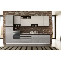 CUCINA COMPONIBILE MODELLO NEW PATCH CON LAVASTOVIGLIE